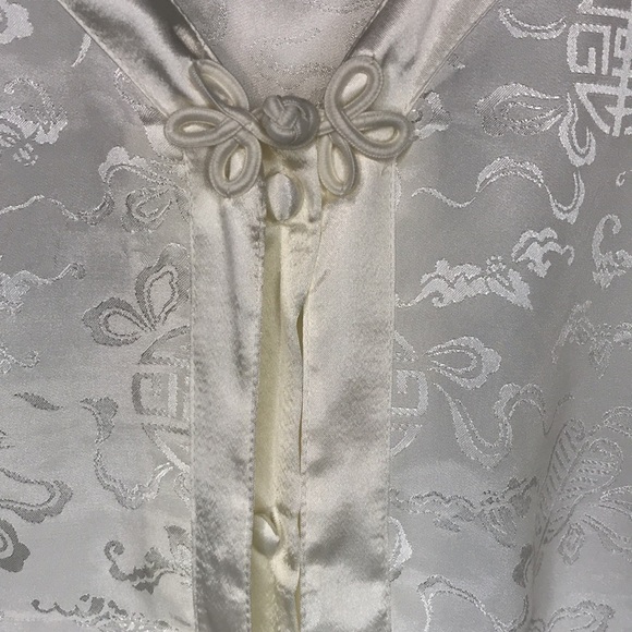 Vintage Le Boudoir sheen printed satiny top - Picture 3 of 10